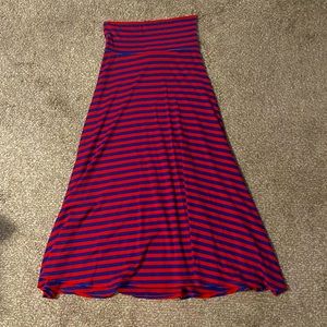 LulaRoe Dress - red and navy